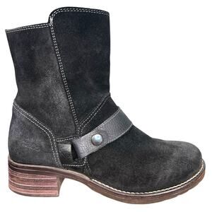 Taos Women’s Craft Black Nubuck Ankle Boots Size 40 US 9